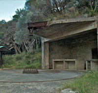 World War II gun emplacements