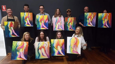 Paint And Sip Experience - Hotel QLD 1