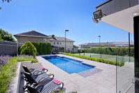 Vue de la Mer Luxury Family Retreat with tennis court pool spa water views